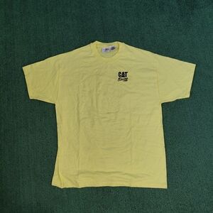 VINTAGE Cat Racing Embroidered T Shirt Size XL